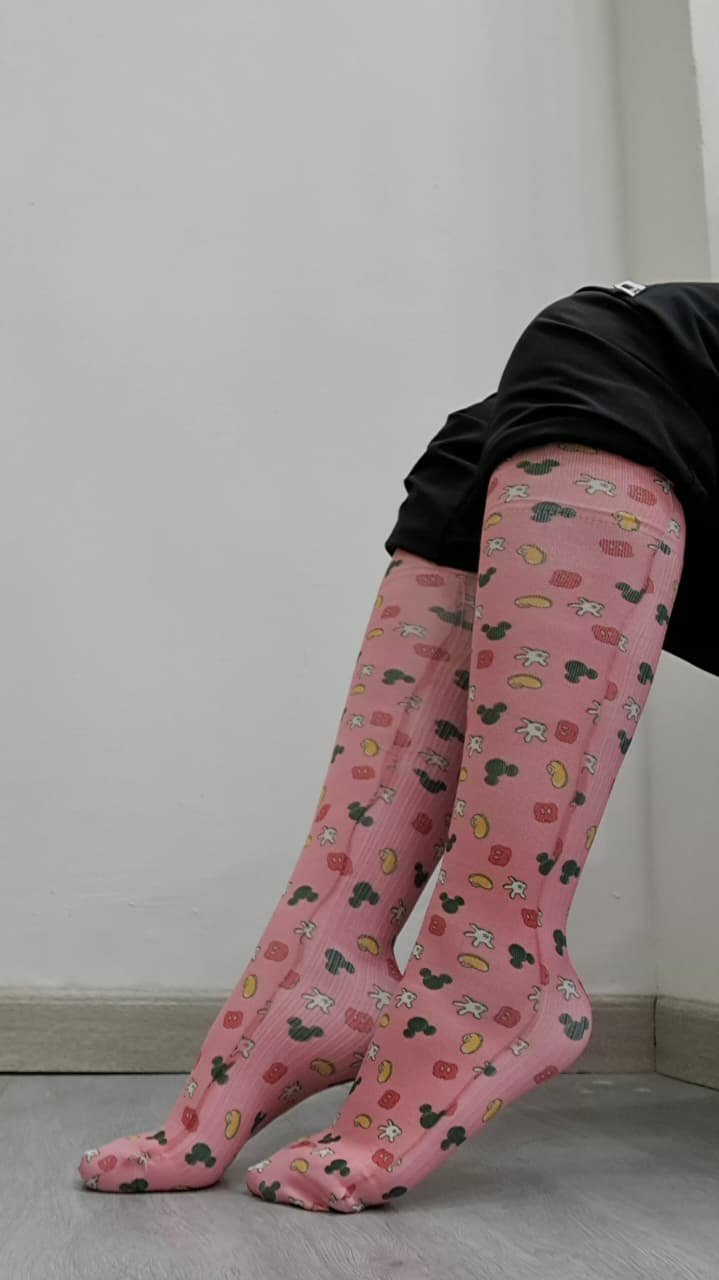 MEDIAS De Compresión MICKEY manitas rosa