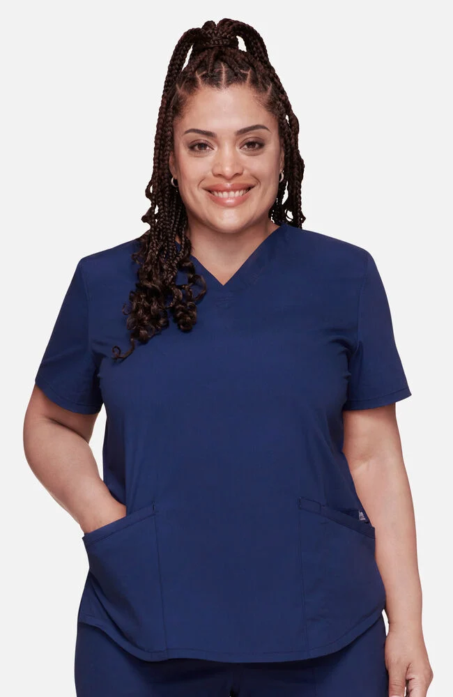 Top Cherokee professionals cuello V Uniformes médicos