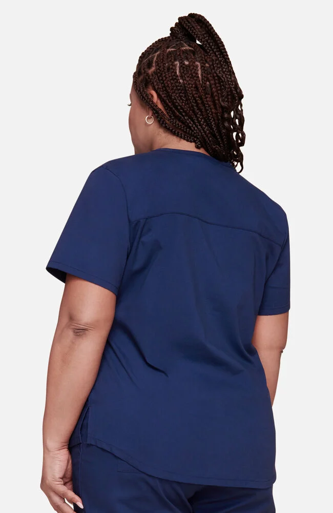 Alternative view of Top Cherokee professionals cuello V Uniformes médicos
