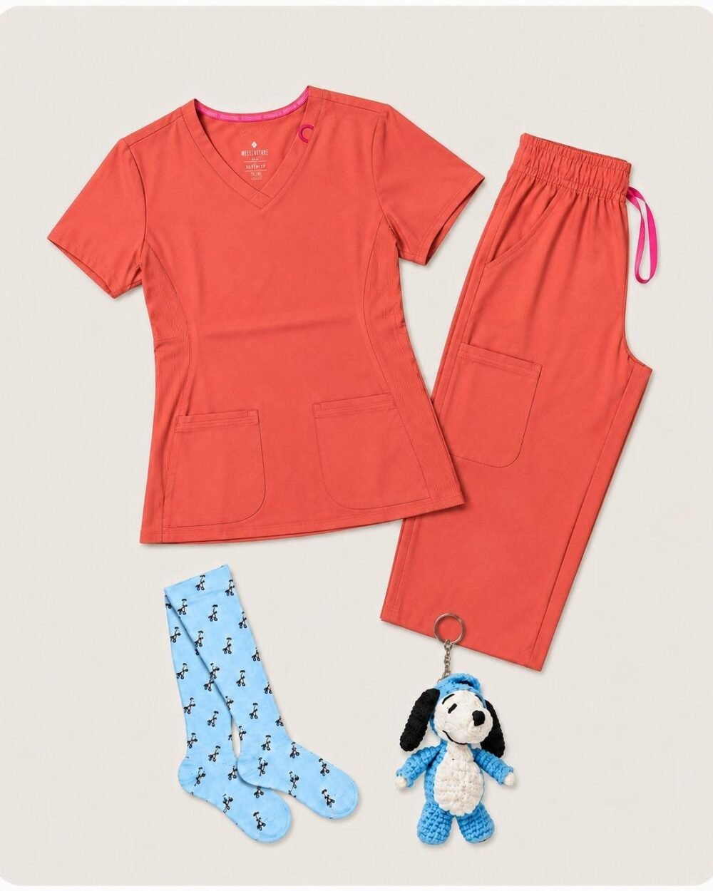 Pack Med Couture Amp Citrus — Camisa + Pantalón + Medias + Llavero