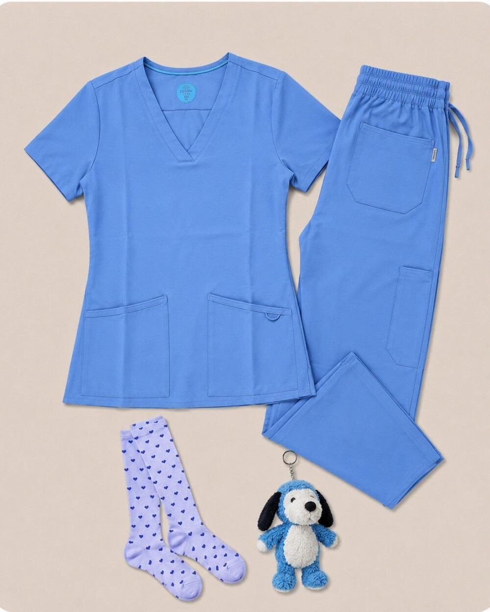 Pack Zavaté Studio Ceil — Camisa + Pantalón + Medias + Llavero