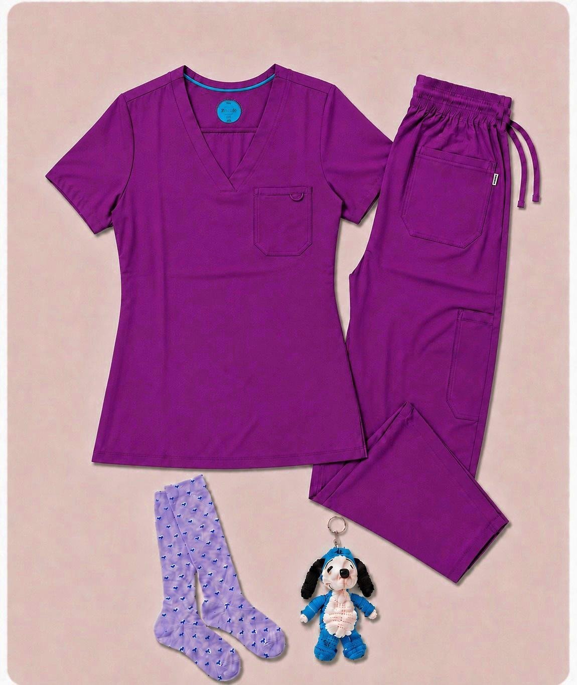 Pack Zavaté Studio Orchid — Camisa + Pantalón + Medias + Llavero
