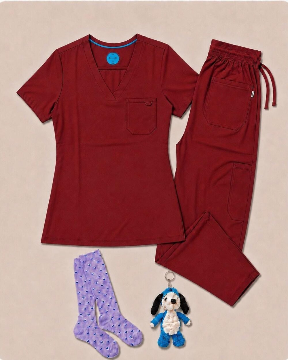 Pack Zavaté Studio Red — Camisa + Pantalón + Medias + Llavero