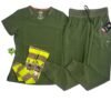 Pack Dickies Essentials Olivo — camisa, pantalón jogger, medias y llavero